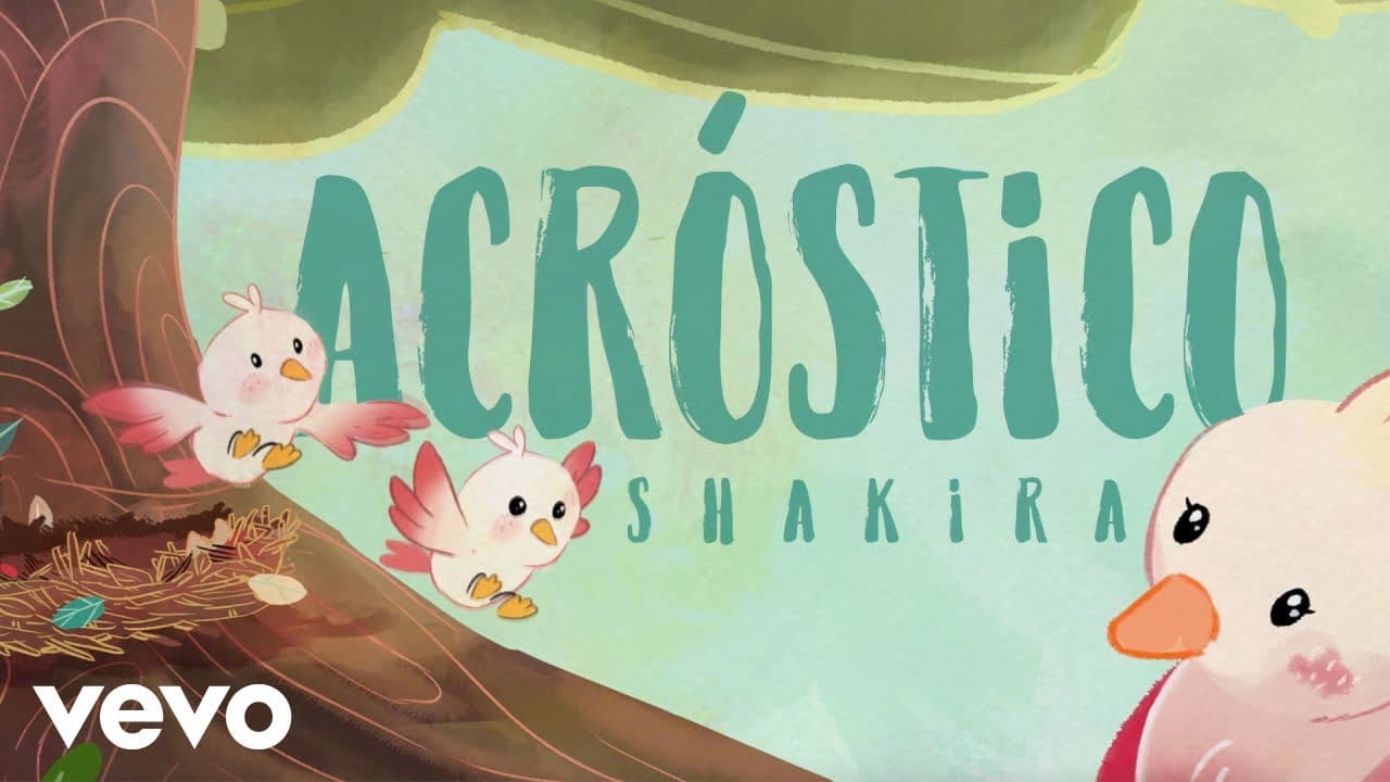 Shakira - Acróstico (Solo Version - Official Lyric Video)